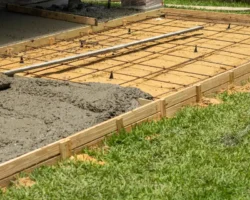 hazır beton kullanılan bahce peyzaj